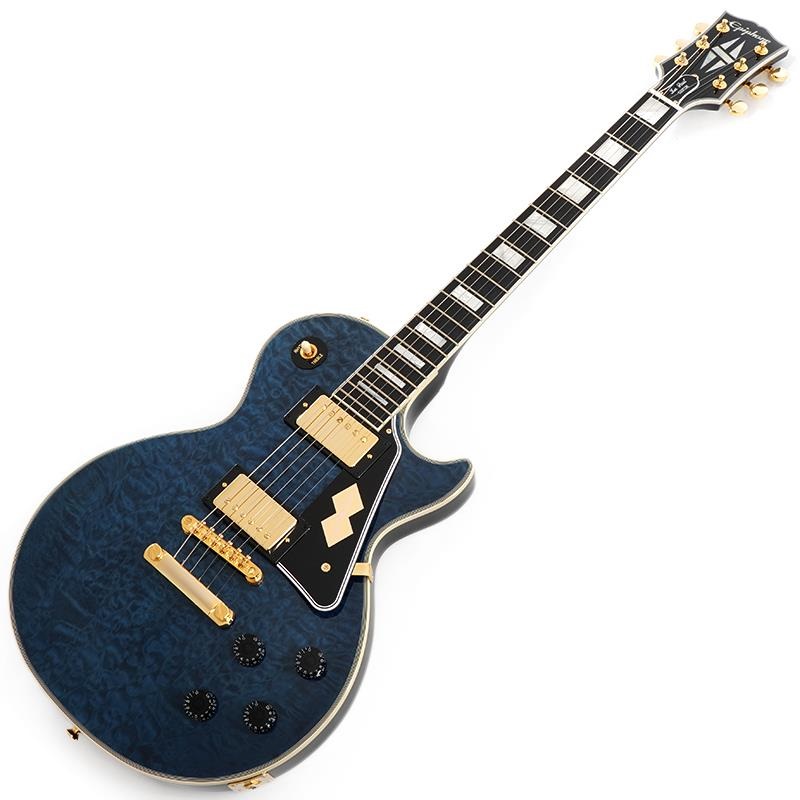ギター Epiphone LesPaul Custom Quilt Viper Blue Epiphone Les Paul Custom Dealer Select Quilt (Viper Blue) ｜イケベ