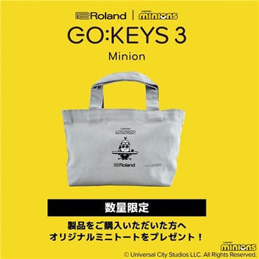 Roland GO:KEYS 3 Minion GOKEYS3-MI ゴーキーズ3ミニオン 専用譜面立て(MRGKS3/5) & 練習セット(数量限定・オリジナルミニトートバッグ付き)(限定生産モデル) 画像1