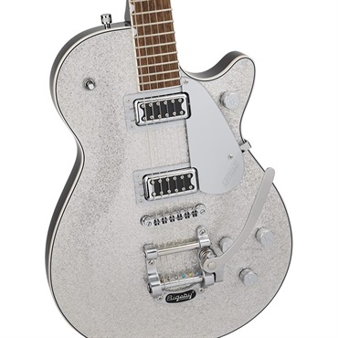 GRETSCH G5230T Electromatic Sparkle Jet FT Single-Cut with Bigsby (Silver Sparkle) 画像2