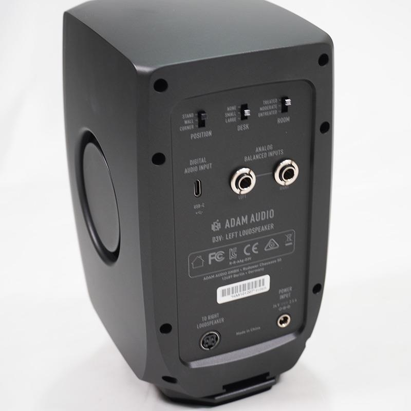 ADAM 【メーカーB級品】D3V Black (ペア)(国内正規品)(アダム