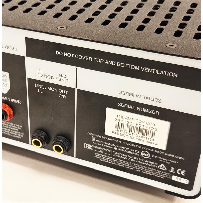 Universal Audio USED 中古 OX | Amp Top Box ｜イケベ楽器店