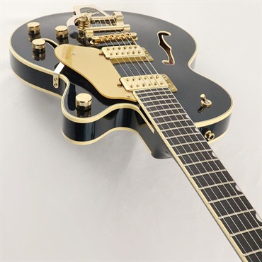 GRETSCH Professional Collection Broadkaster Jr. LX Center Block with String-Thru Bigsby and Gold Hardware (Midnight Sapphire/Ebony) [SN.JT26030920] 【B級特価】 画像4