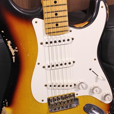 Fender Custom Shop MBS 1957 Stratocaster Relic 2-Color Sunburst Master Built by Kyle McMillin SN. KM1276 画像4