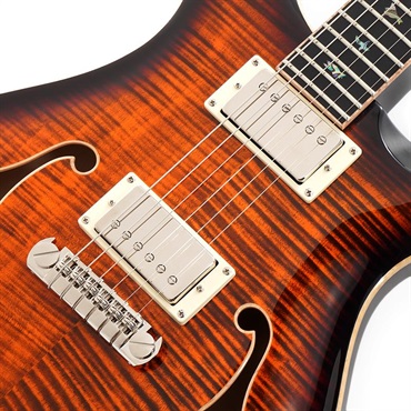 P.R.S. USED 中古 SE Hollowbody II Piezo SE Locking Tuner Modified (Orange Tiger Smokeburst) [SN. CTCH05878] 画像7