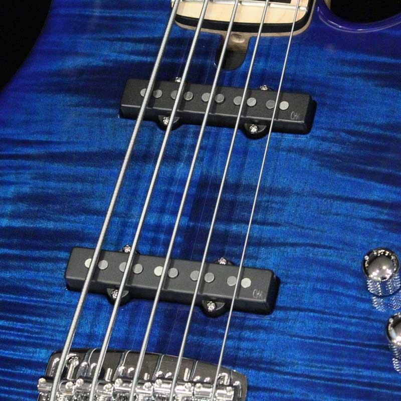 MAYONES Jabba Custom 5 3A Flame Maple Top (Infinite Blue Gloss