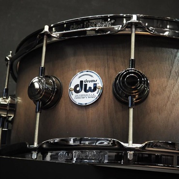 dw DR936514SSN692 [Collector's Pure Walnut 14×6.5 / Natural To Quick Ebony Burst / Black Nickel Finish Hardware] 画像2