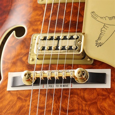 GRETSCH G6136TGQM-59 Limited Edition Quilt Classic Falcon with Bigsby (Forge Glow) 画像5