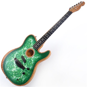 Fender Acoustics Limited Edition American Acoustasonic Telecaster (Green Paisley) 画像1