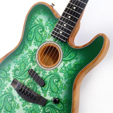 Fender Acoustics Limited Edition American Acoustasonic Telecaster (Green Paisley) 画像3