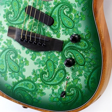 Fender Acoustics Limited Edition American Acoustasonic Telecaster (Green Paisley) 画像4