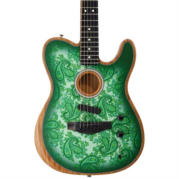 Fender Acoustics Limited Edition American Acoustasonic Telecaster (Green Paisley) 画像9