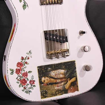 El Cabron Guitars T-Style Two Pickup Rosa Maria 画像7