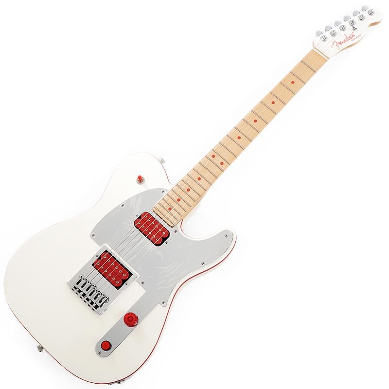 U*y様 ファズファクトリー内蔵　テレキャスター　Squier　John5　発振 Fender Standard Series John 5 Ghost Telecaster (Arctic White