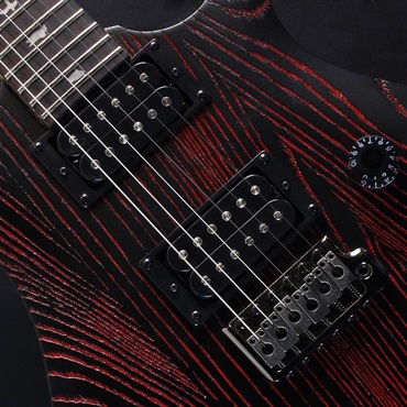 P.R.S. USED 中古 SE Swamp Ash CE 24 Sandblasted Limited Edition (Sandblasted Red) #CTI G036265 画像3