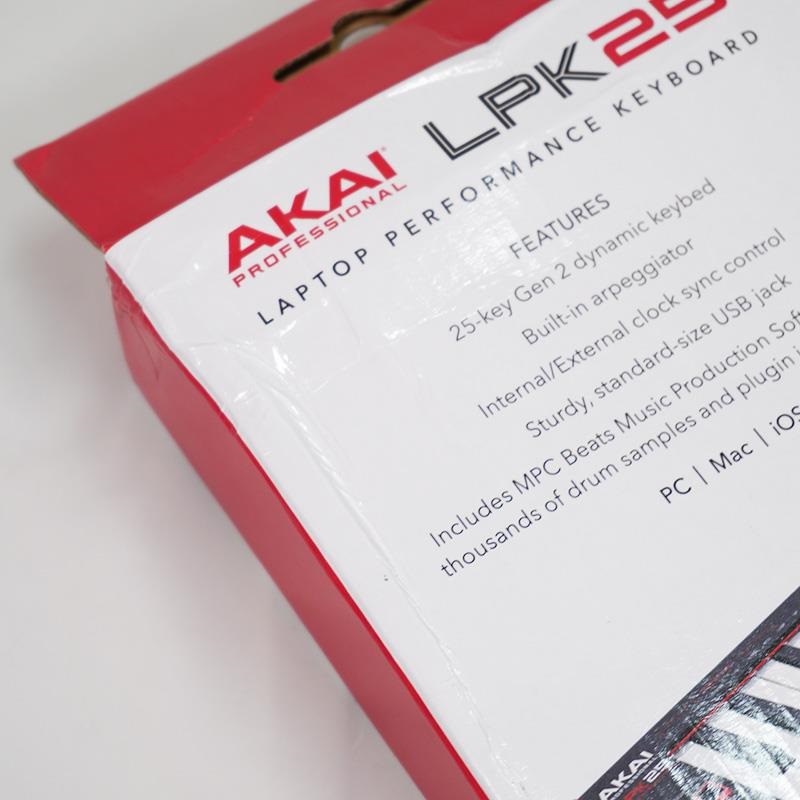 AKAI [箱損アウトレットセール] LPK25 MKII - 25鍵USB-MIDIキーボード