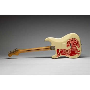 Fender MEX George Harrison Dark Horse Records Stratocaster (Olympic White with Custom Dark Horse Graphic on Back) 【期間限定受注生産モデル】【2027年3月以降順次入荷予定 】 画像7
