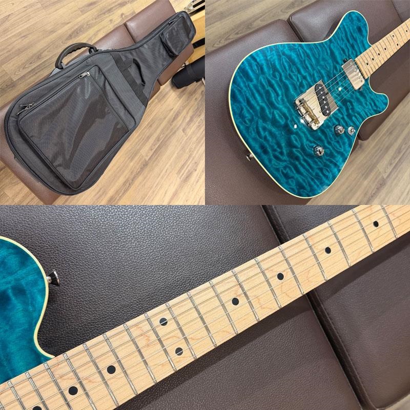 unknown USED 中古 Addictone ECHO Quilted maple Top (Trans Blue)[SN