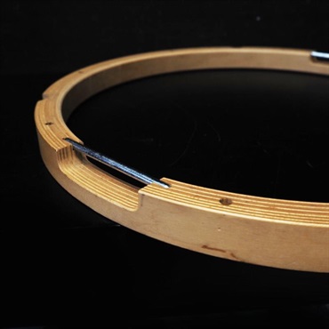 YAMAHA USED 中古品 VH1408S [Vintage Hoop/スネアドラム用　14''/8Hole /フロアタム対応化加工あり][Made In Japan] 画像8