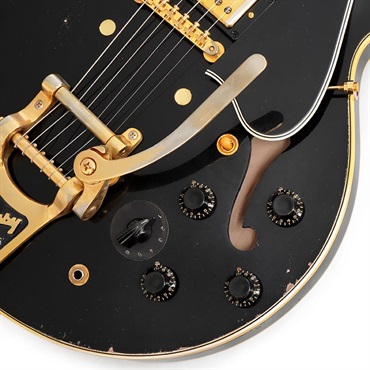 Gibson Murphy Lab 1959 ES-345 Varitone Bigsby Reissue Ebony Heavy Aged 【S/N A960594】 画像4