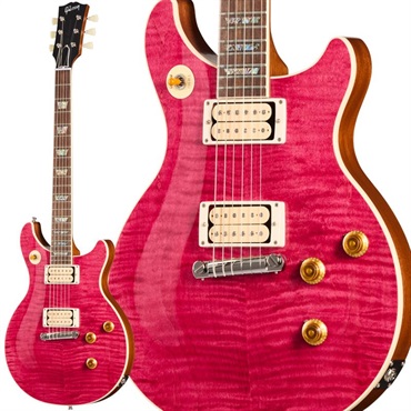 Gibson 【予約受付】 Tak Matsumoto DC Standard Flame Top/Translucent Pink 【2026年11月25日（水）正午 発売 順次入荷予定 】 画像1