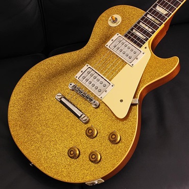 Gibson Limited Edition 1957 Les Paul Model Reissue with TV Jones Powertron VOS Gold Sparkle Top SN. 761042 画像2