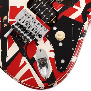 EVH Striped Series Frankenstein Frankie (Red with Black Stripes Relic/Maple) 画像4