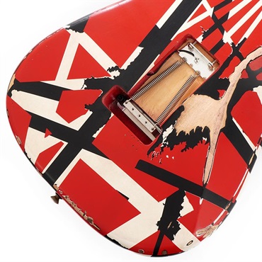 EVH Striped Series Frankenstein Frankie (Red with Black Stripes Relic/Maple) 画像7