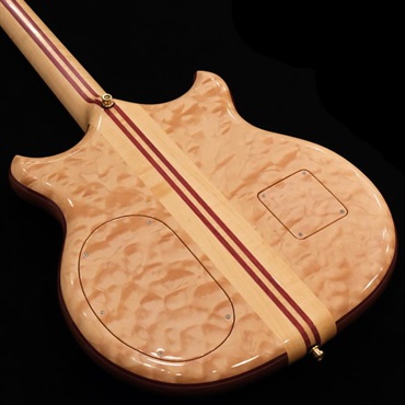 ALEMBIC USED 中古 SCSB4 / Stanley Clark Deluxe (Buckeye Burl Top & 5A Quilted Maple Back) w/Front LEDs Violet '17 画像7
