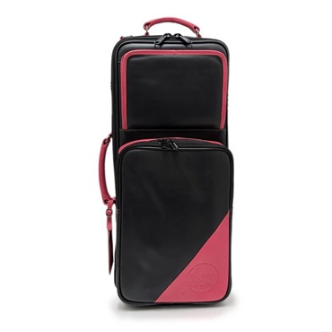 GARD BAGS ガードバッグス / エリート シリーズ 4-ECLK-P トランペット用 ダブル ケース / ブラック レザー・ピンク レザー トリム 画像1