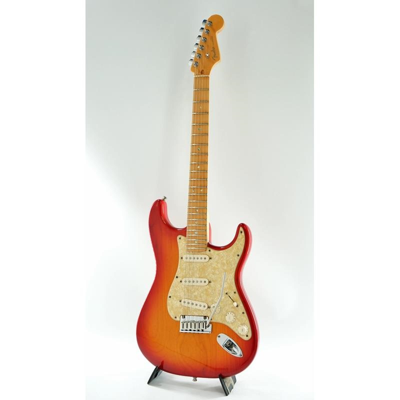 Fender USA American Deluxe Ash Stratocaster (Aged Cherry Burst/M) 사진 2