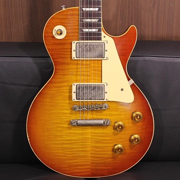 Gibson Murphy Lab 1959 Les Paul Standard Reissue Light Aged Faded Cherry Sunburst SN. 961674 画像6