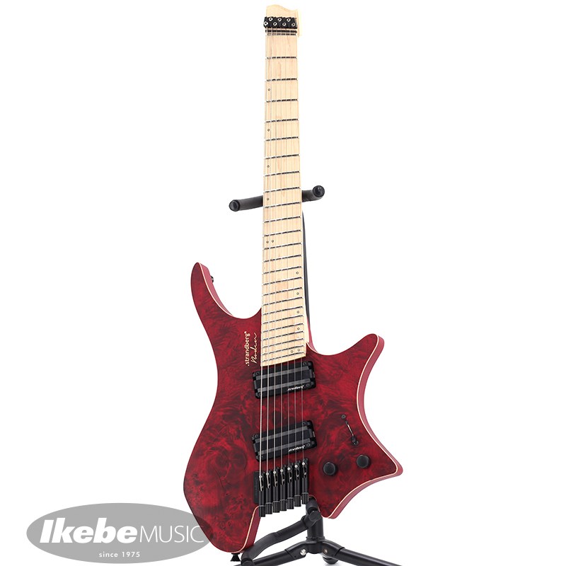 Strandberg Boden J7 Standard Poplar Burl Top -Deep Red NMF