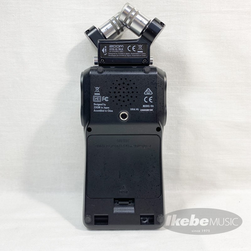 買取実績】ZOOM H6/BLK Handy Recorder | 楽器の買取ならイケベリユース