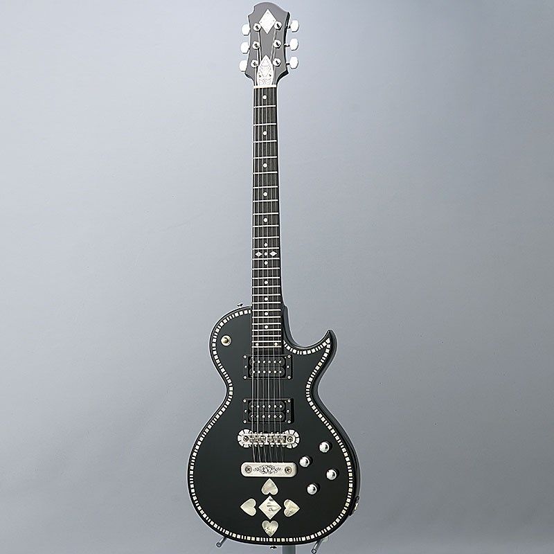 美品　zemaitis A24SU BLACK　エレキギター 特価!!調整済で弾きやすい国産Zemaitis/A24SU Black Pearl Heart