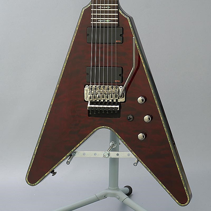 買取実績】SCHECTER AD-V-7-FR-HR (Black Cherry) | 楽器の買取なら