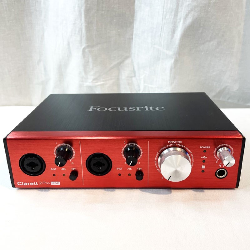 Focusrite Clarett 2Pre (シリアル番号使用済み)（Focusrite Claret 