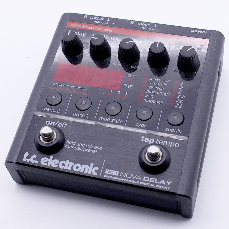 t.c. electronic Nova Delay ディレイエフェクター レビュー】TC