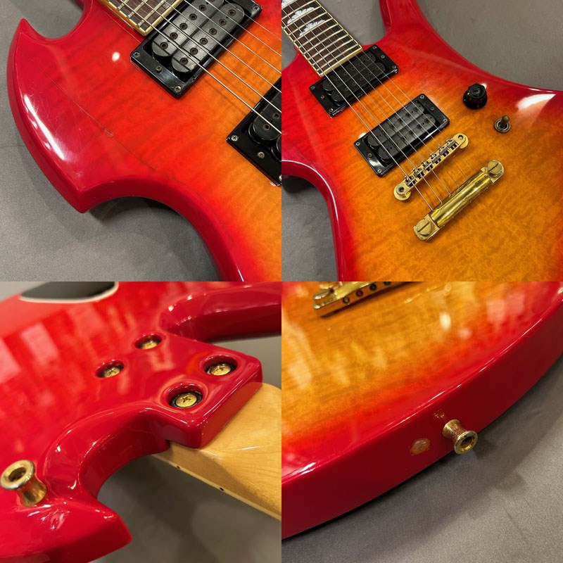ギター Burny MG-85X Hide Burny MG-85X CS 【hide Signature Model】 ソニックス特価