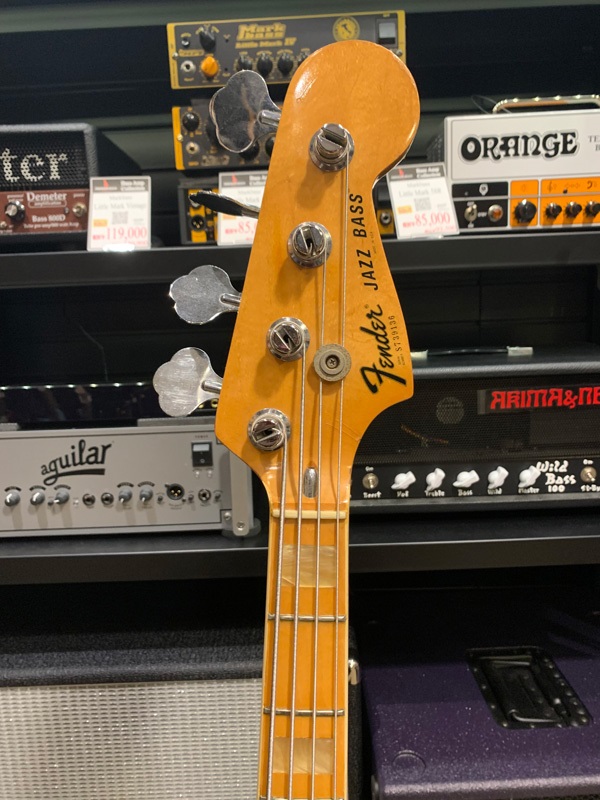 買取実績】Fender USA Jazz Bass '78 BLK w/Badas II Bridge | 楽器の