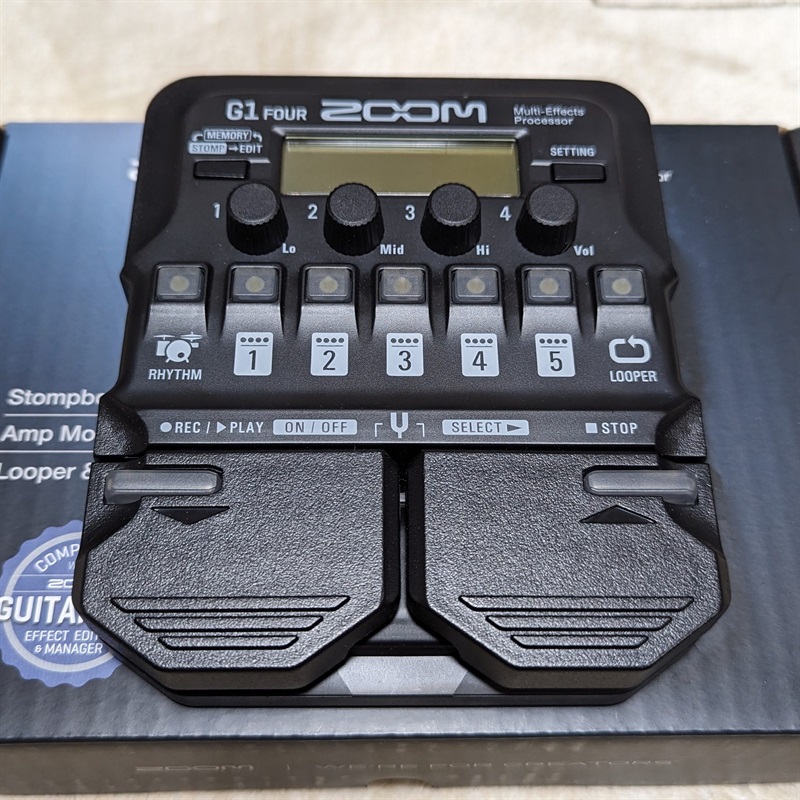 ZOOM G1 four 保証期間内 美品 - メルカリ