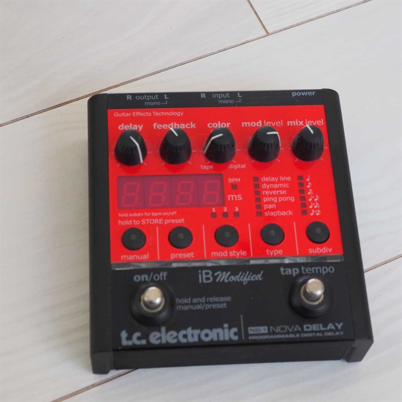 買取実績】tc electronic NOVA DELAY iB Modified | 楽器の買取なら