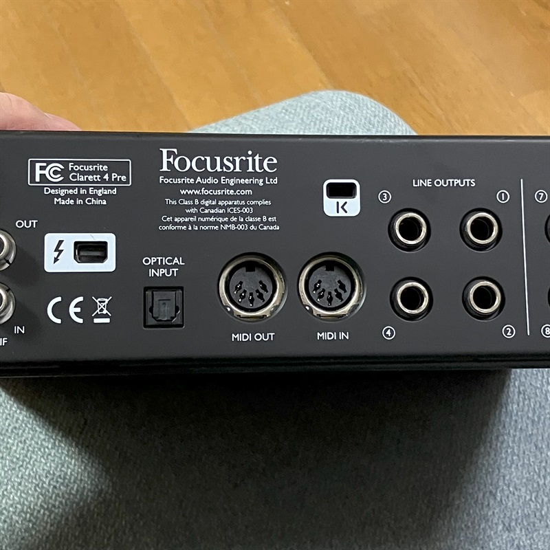 買取実績】Focusrite Clarett 4Pre | 楽器の買取ならイケベリユース