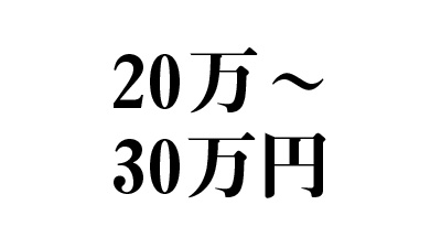 20万～30万円