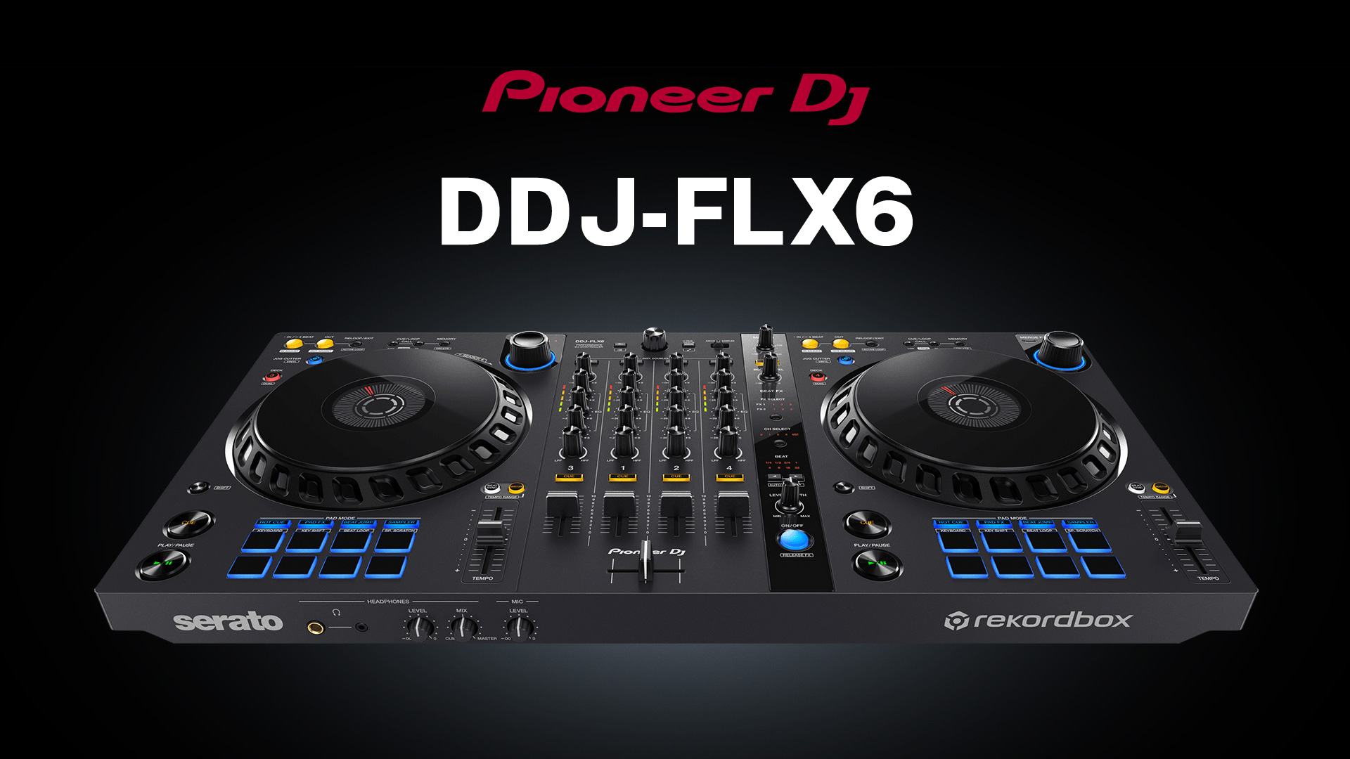 ジャンルレスなDJを可能にする新機能を搭載！次世代のDJコントローラー「DDJ-FLX6」