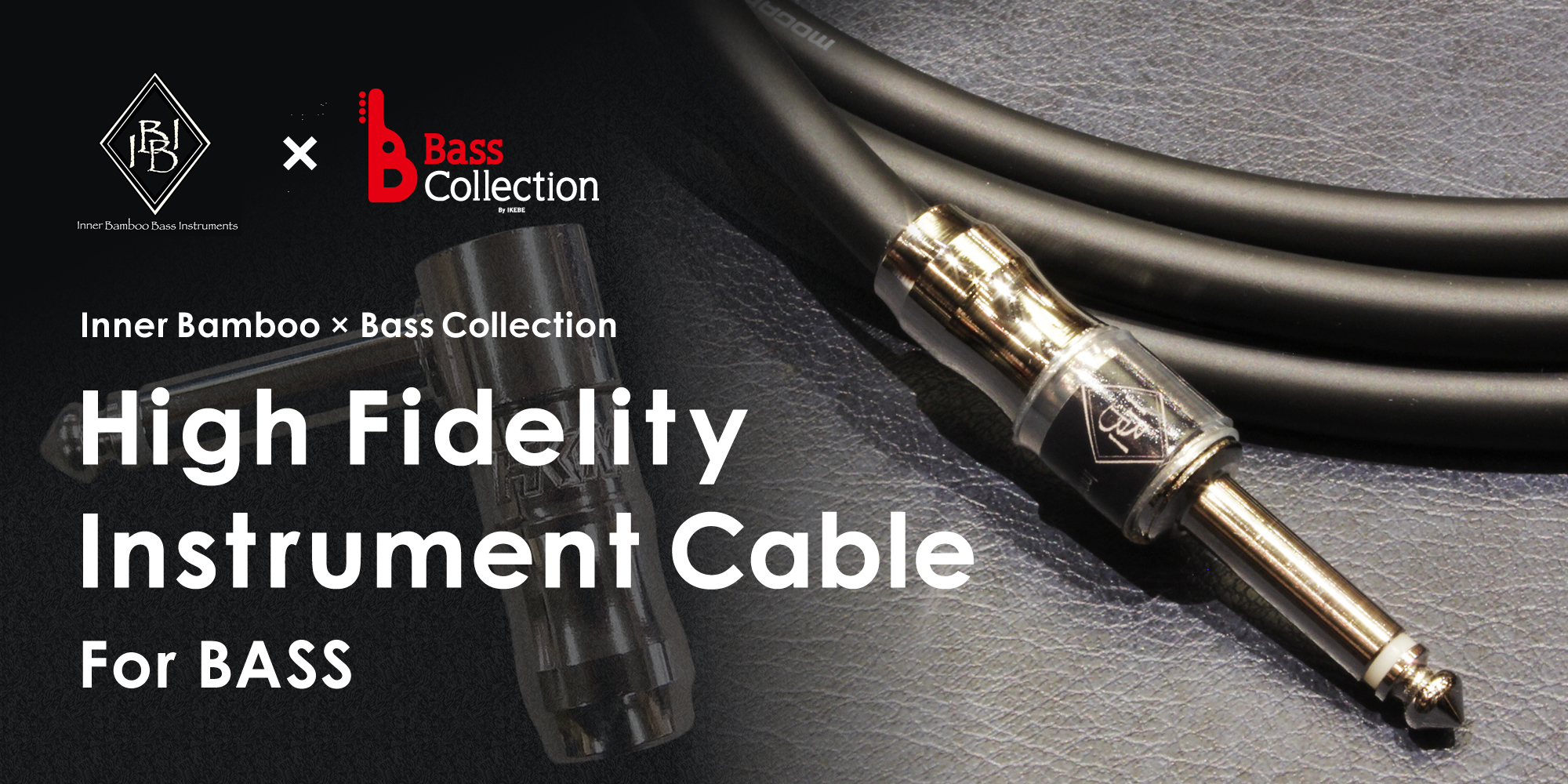 Inner Bamboo × Bass Collection / High Fidelity Instrument Cable For BASS