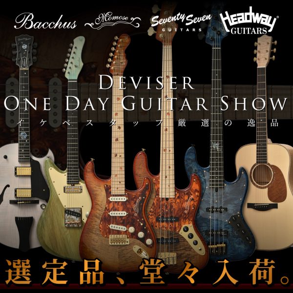 Deviser One Day Guitar Show選定品、堂々入荷！