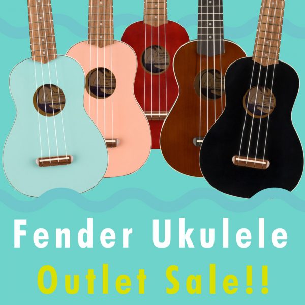 【数量限定】Fender Ukulele Outlet Sale！！