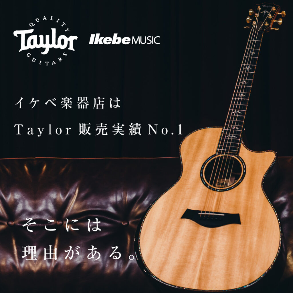 Taylor Guitars~イケベ楽器店はTaylor販売実績No.1「そこには理由がある。」~