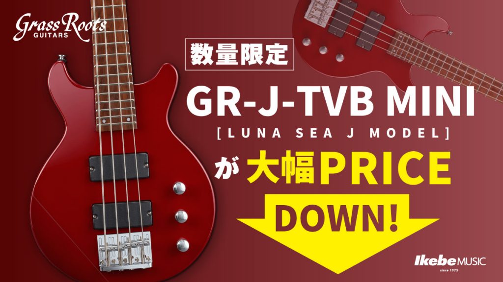 数量限定 Luna Sea Jの名機 J Tvb ベースの ミニモデル が超特価で大放出 Ikebe Music