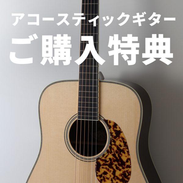 12/26更新！アコースティックギターご購入特典キャンペーン一覧
